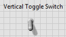 LabVIEW vertical toggle switch used for the temperature scale
